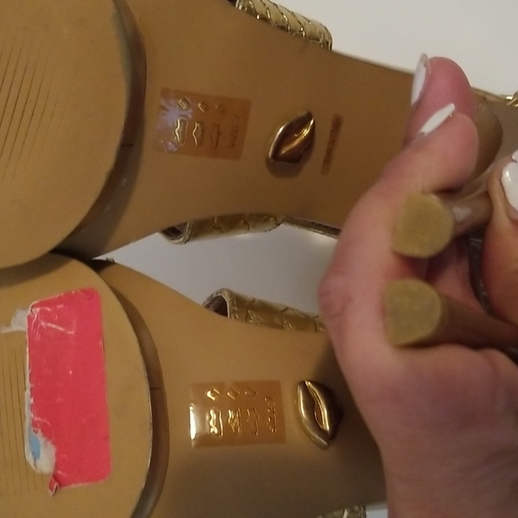 Promise Gold Women's Heels Size 7 - Picture 6 of 11